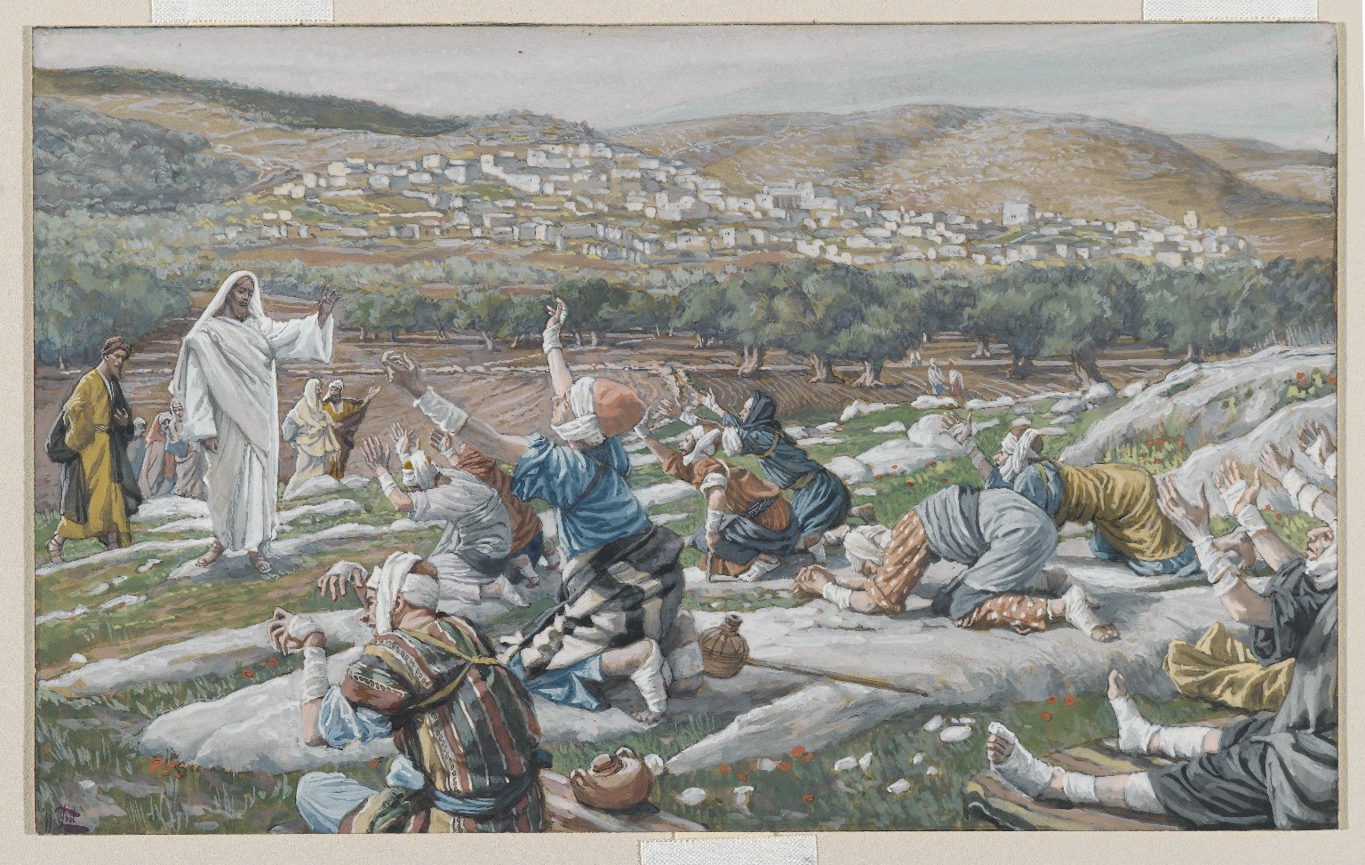 James Tissot: The Healing of Ten Lepers