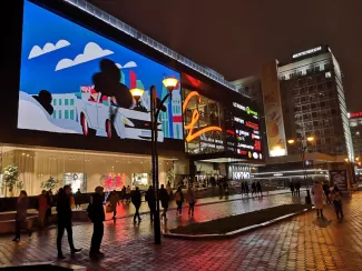 2019年11月のミンスクの街
