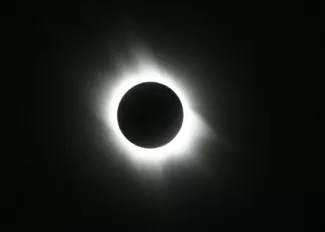 This picture of the March 2006 total solar eclipse was taken by Zeinab Salarvand near Konya, Turkey. She agreed to release it through Wikimedia Commons, subject to GFDL and Creative Commons licenses.
