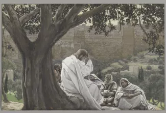 The Prophecy of the Destruction of the Temple (La prédication de la ruine du Temple) James Tissot