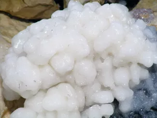 Beautiful salt deposit at Dead Sea