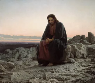 Ivan Kramskoi: Christ in the Wilderness