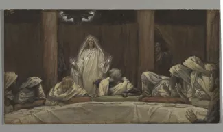 The Appearance of Christ at the Cenacle (Apparition du Christ au cénacle)