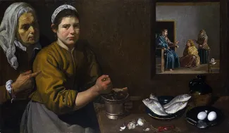 Diego Velázquez: Christ in the House of Martha and Mary