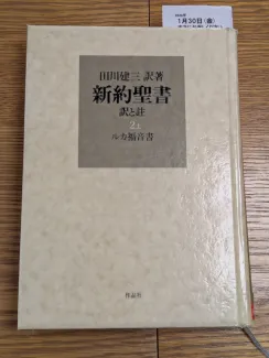 田川建三訳著 新約聖書 訳と注 2上 ルカ福音書