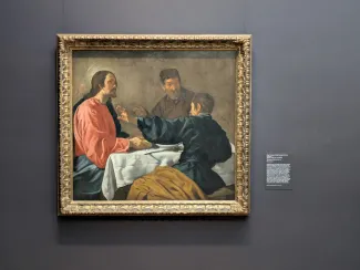 METのベラスケスのエマオのシーン