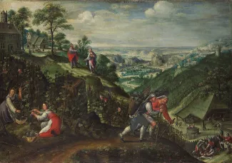 Marten van Valckenborch - Parable of the wicked husbandmen (October)