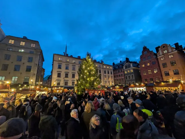 ガムラスタンのクリスマスマーケット