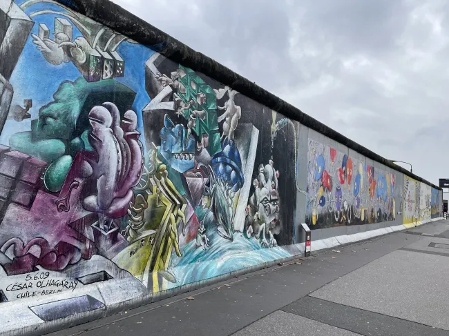 保存されているベルリンの壁