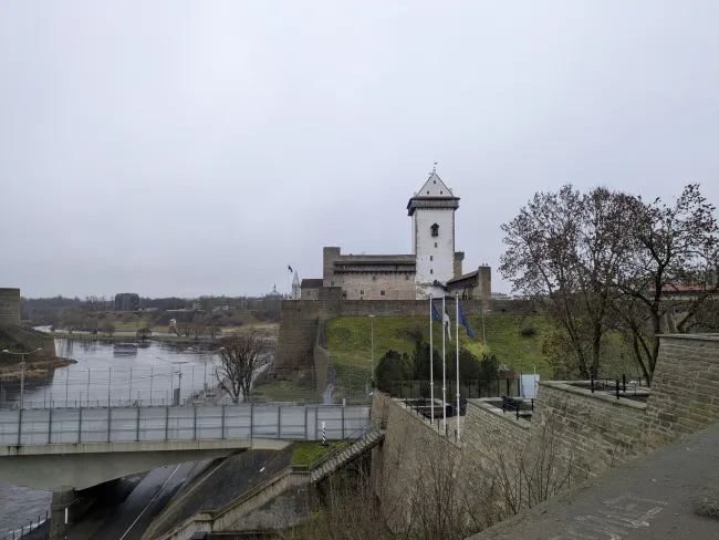 Narva国境の景色